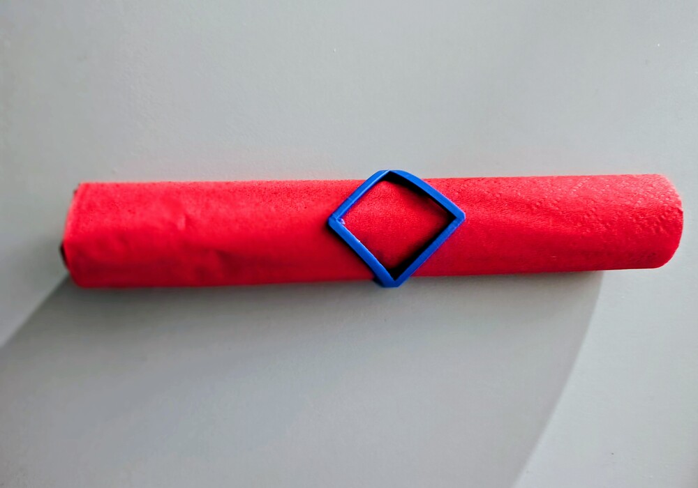 Objekt als Serviettenring